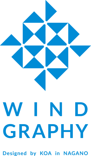 WIND GRAPHY Designed by KOA in NAGANO